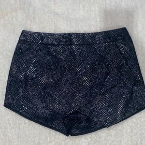 Express snake print skort